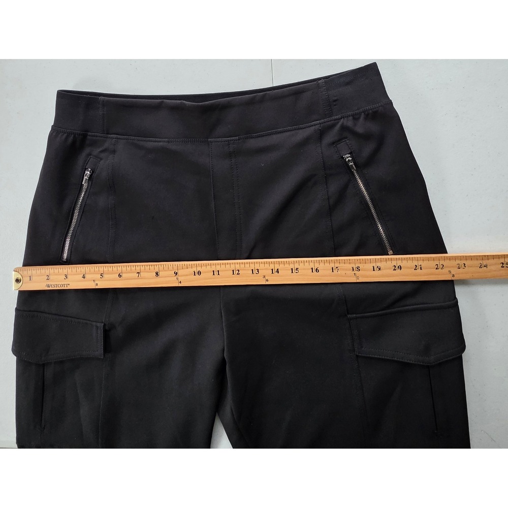 Athleta Endless Hi-Rise Cargo Pants Snap Cuff Zip Pockets 14 Utility Stretch - Picture 7 of 12
